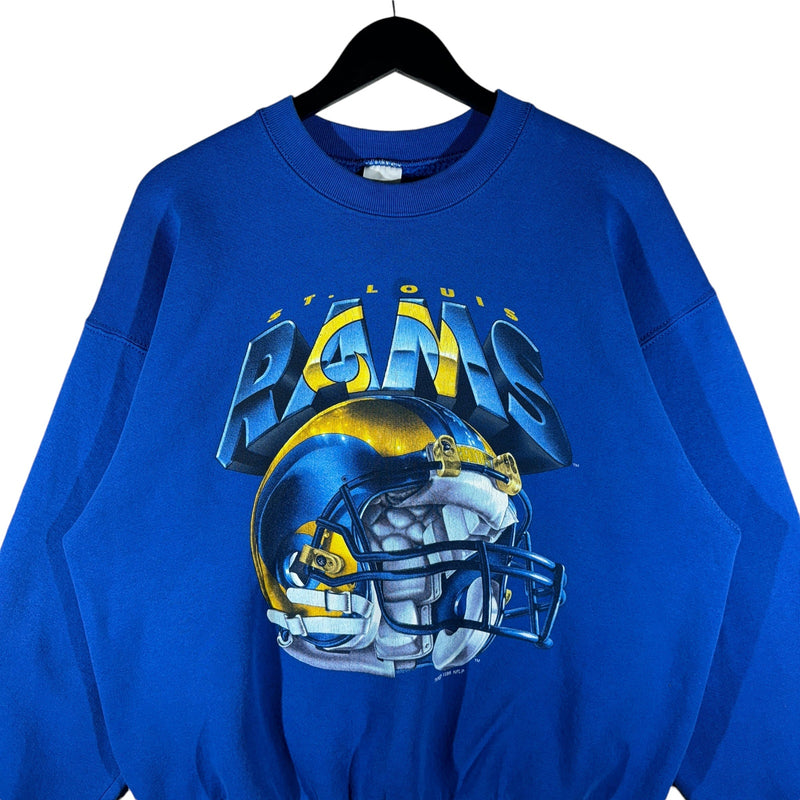 Vintage St. Louis Rams Big Helmet Crewneck