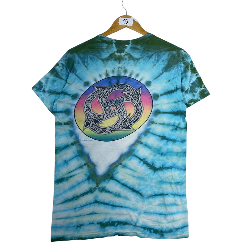 Vintage Tie Dye Philip Brown Skull T-Shirt