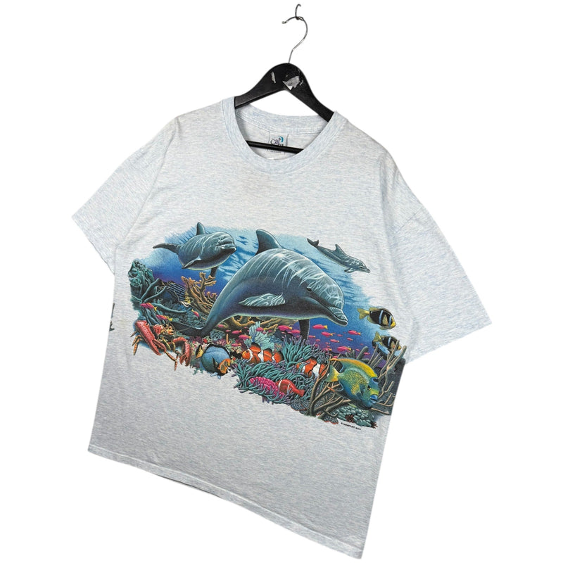Vintage Habitat XCV Dolphin Under The Sea T-Shirt