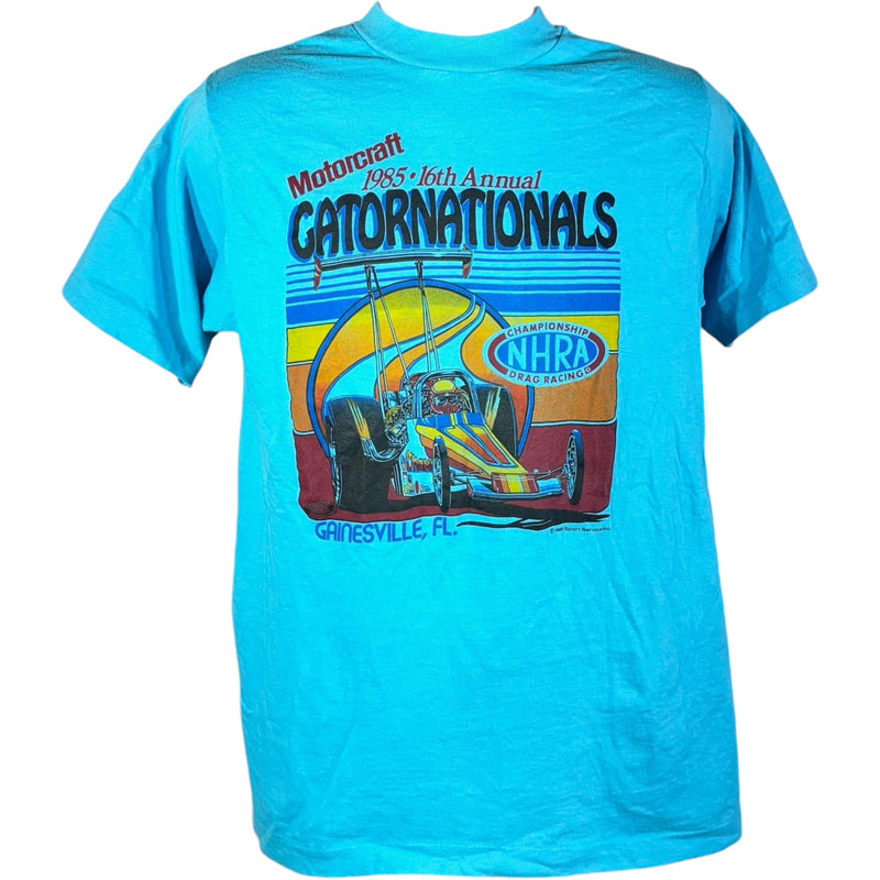 Vintage 16th Annual Gatornationals Drag Racing Tee 1985