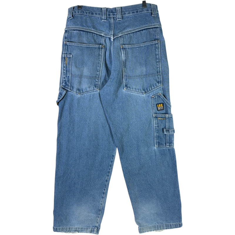 Vintage I.O.U. Wide Leg Denim Jeans 30 x 30