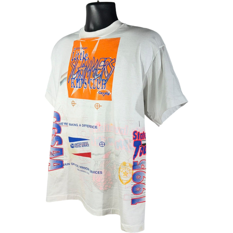 Vintage Test Print CGSAA State Invitational Tournament Champions Reversible Tee