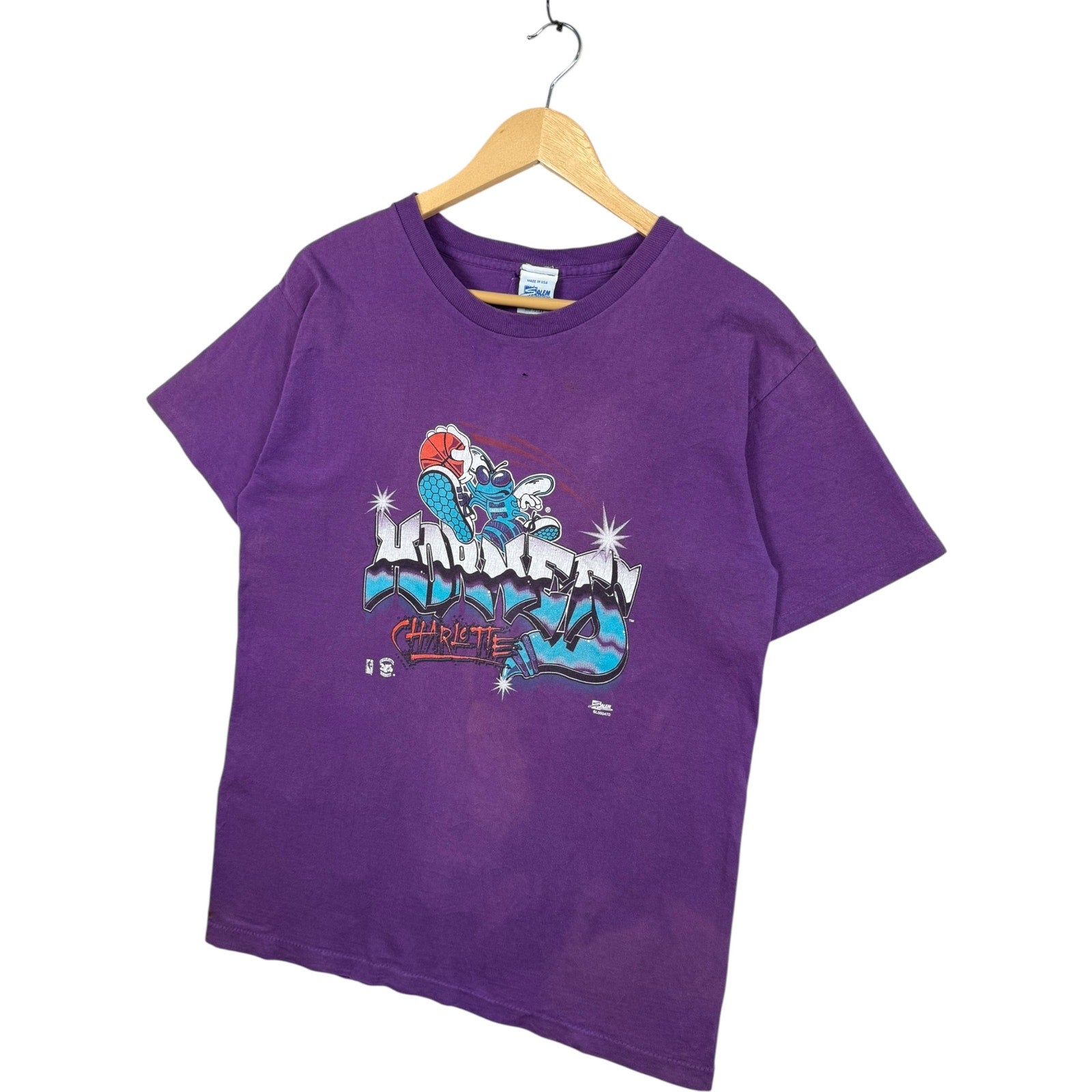 Vintage NBA Charlotte Hornets Short Sleeve T-Shirt