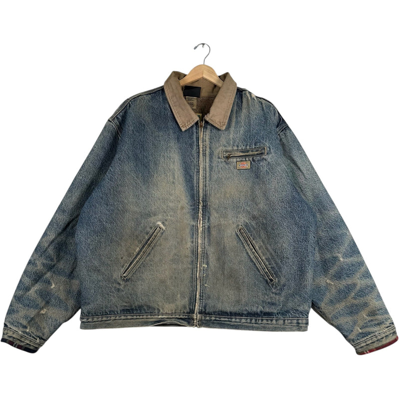 Vintage Dickies Detroit Style Workwear Denim Jacket