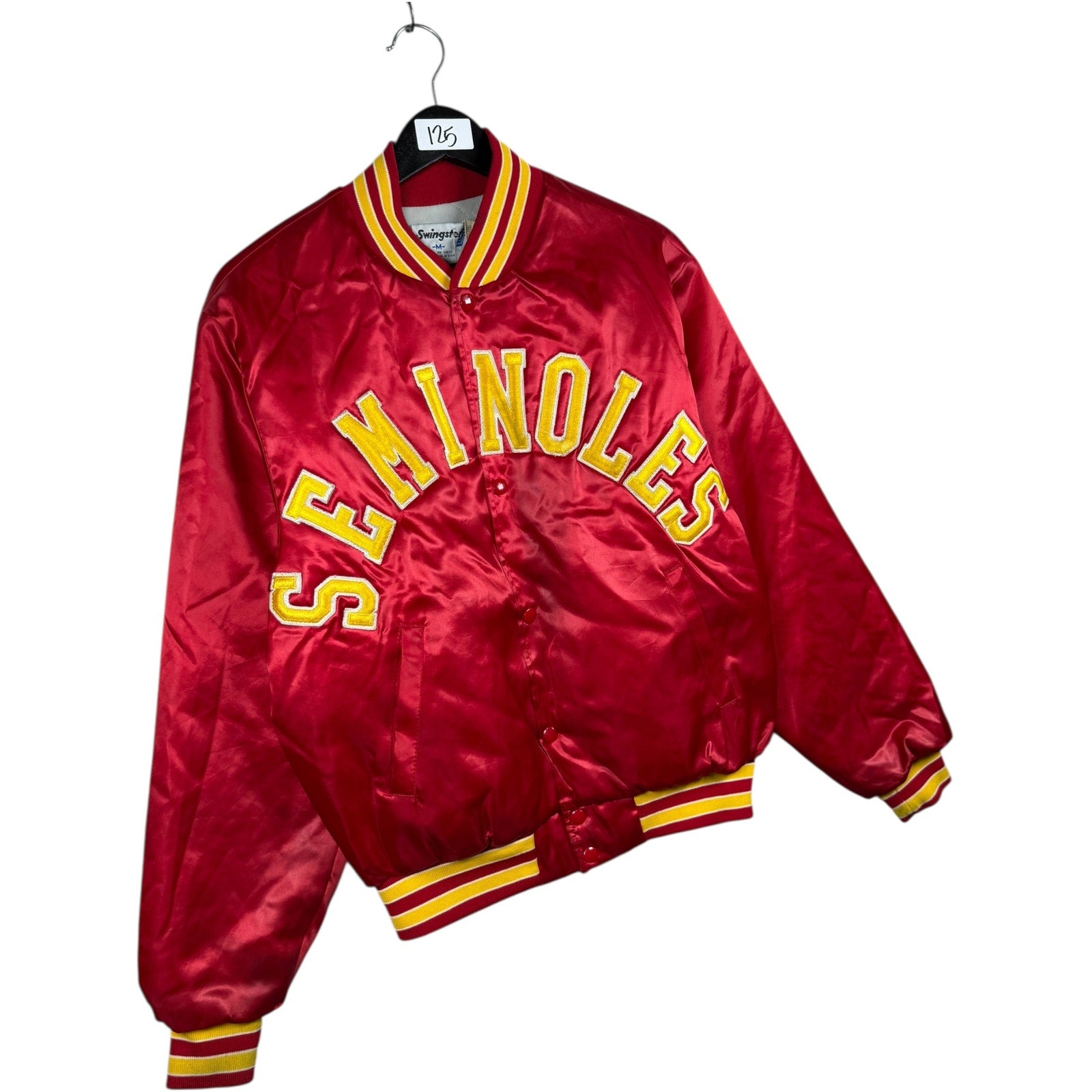 Vintage Florida State University Seminoles Satin Varsity Jacket