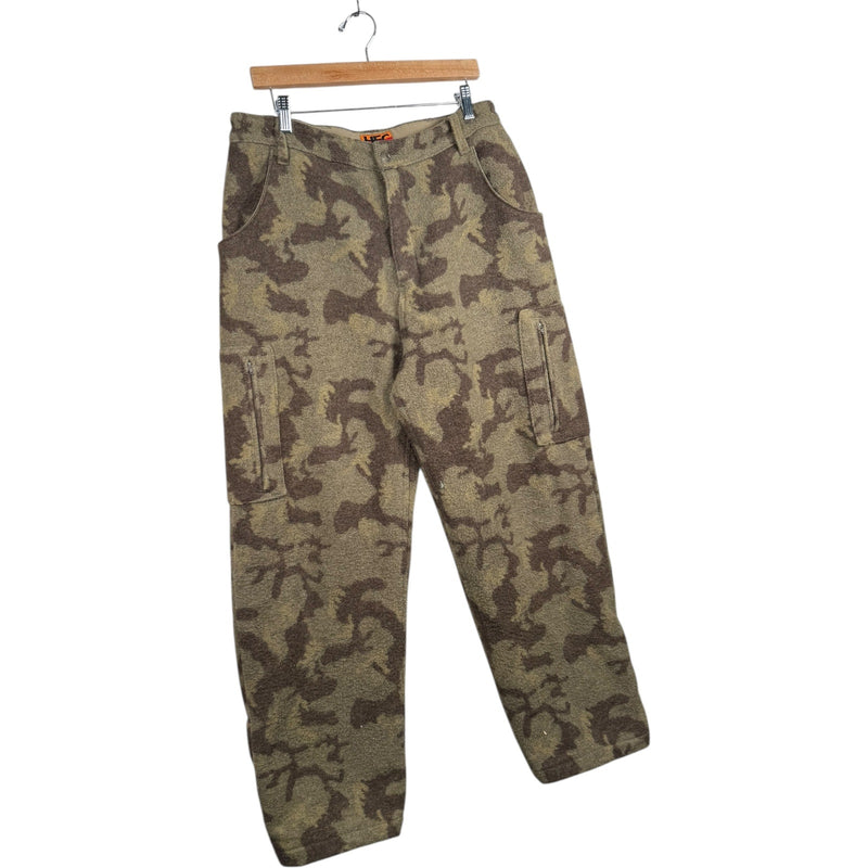 Vintage HFC Camo Wool Blend Cargo Pants