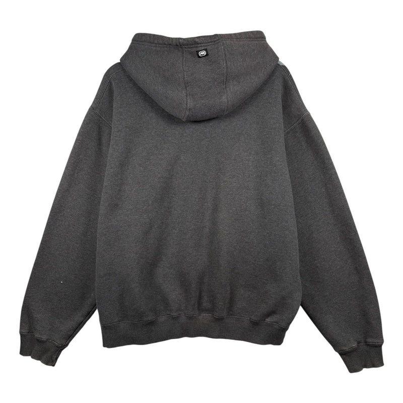 Vintage Ecko Unlimited Argyle Graphic Full-Zip Hoodie