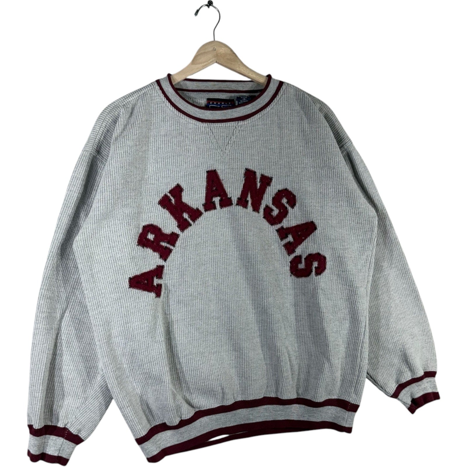 Vintage University of Arkansas Arch Logo Crewneck