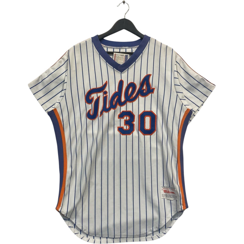 Vintage Wilson Norfolk Tides #30 Mets Stripped MLB Jersey