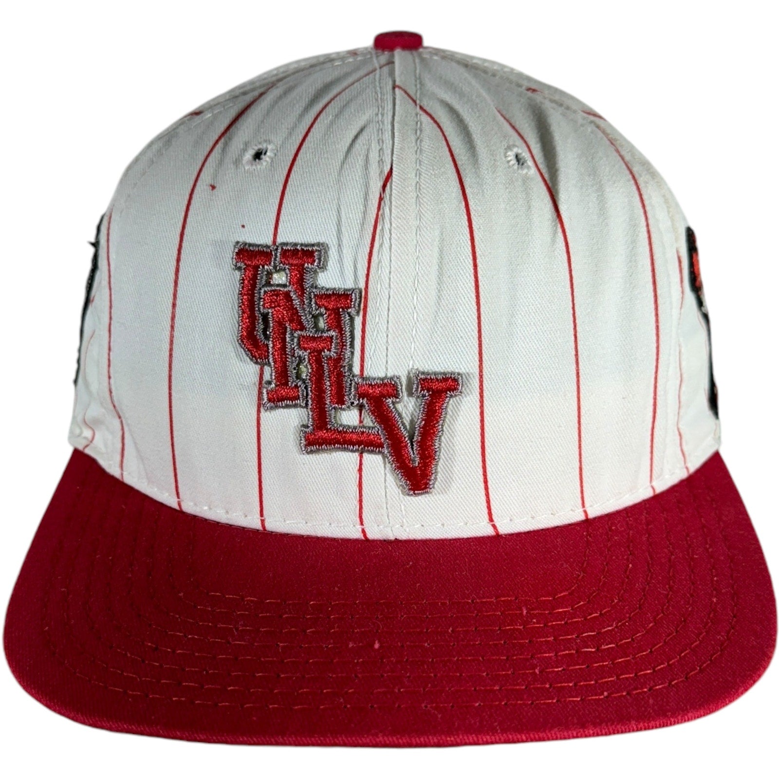 Vintage University of Nevada Las Vegas Pin Stripe Mascot Snapback Hat