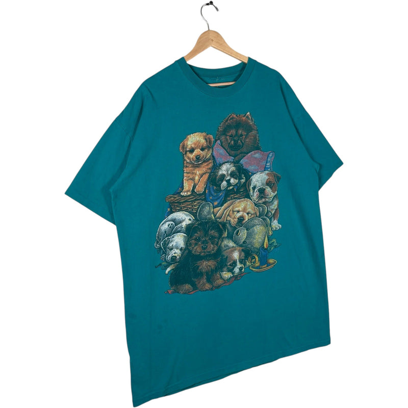 Vintage Puppy Basket Tee