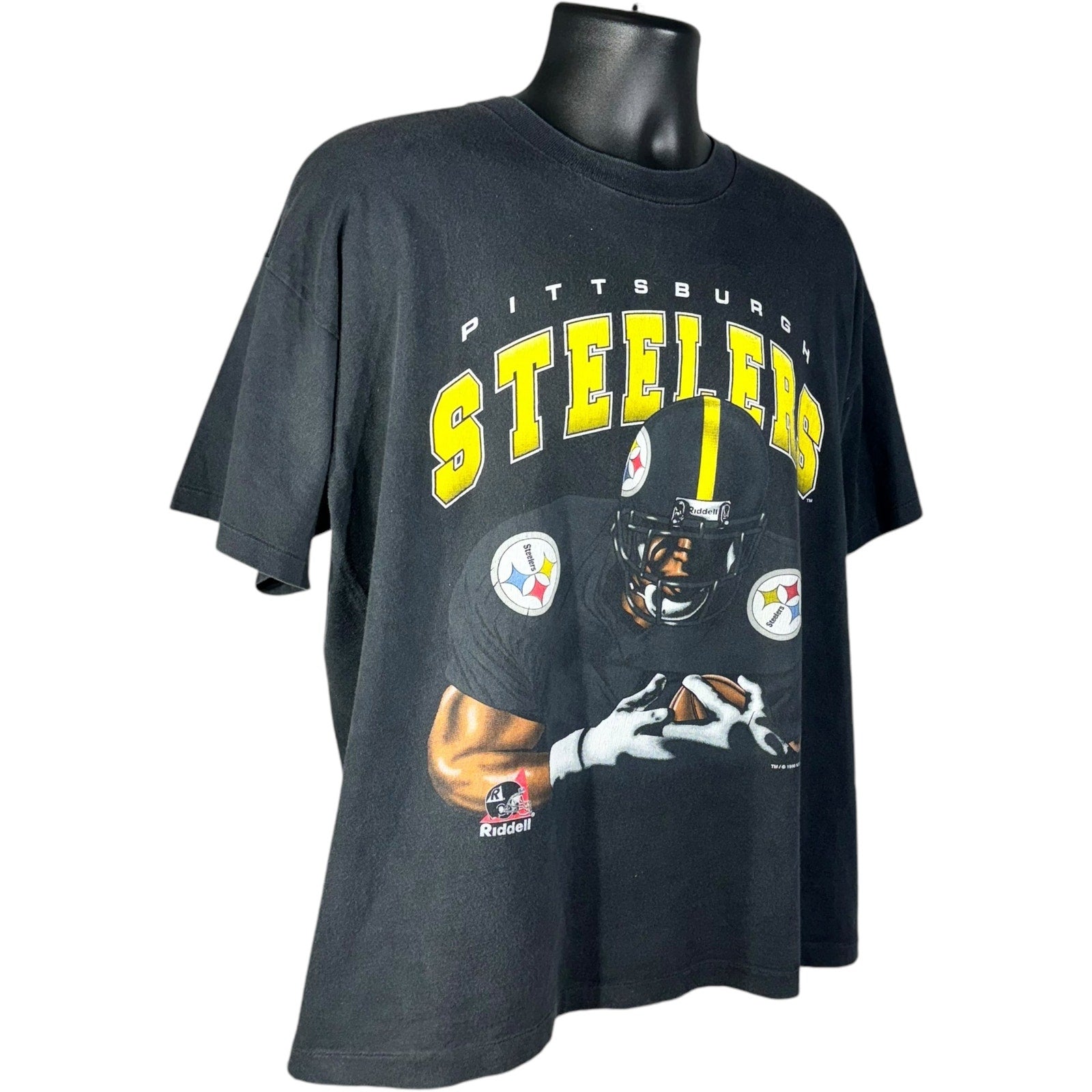 Vintage Pittsburgh Steelers Riddell NFL Player Tee