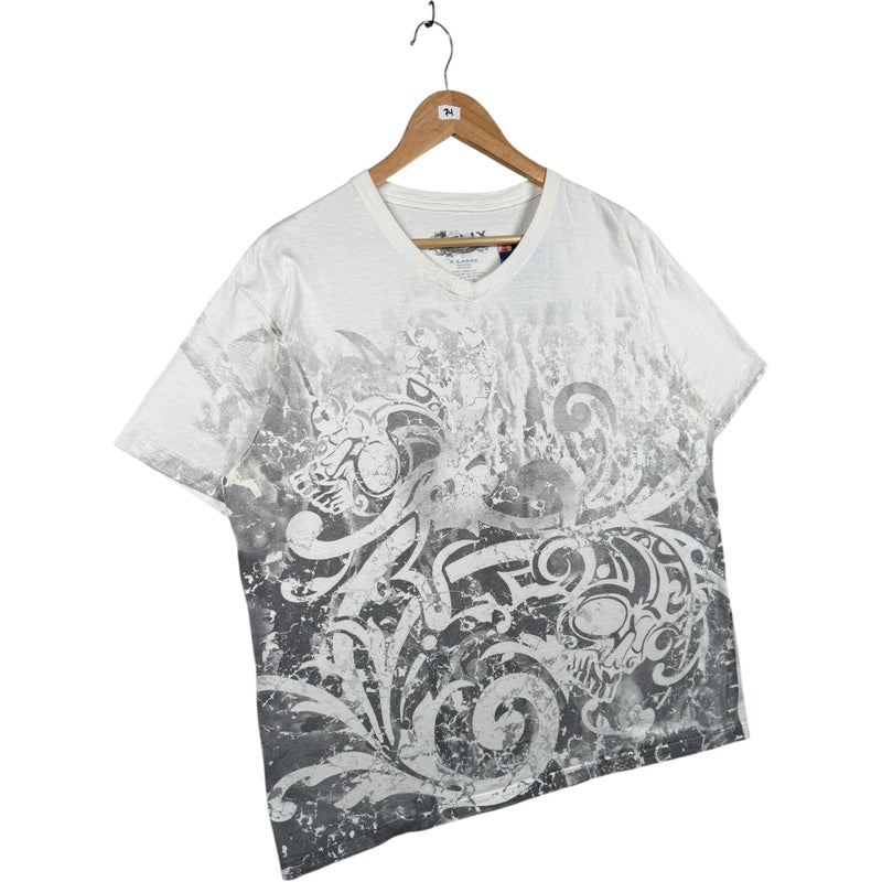 ** Missing Size **Vintage Tribal Graphic Short Sleeve T-Shirt