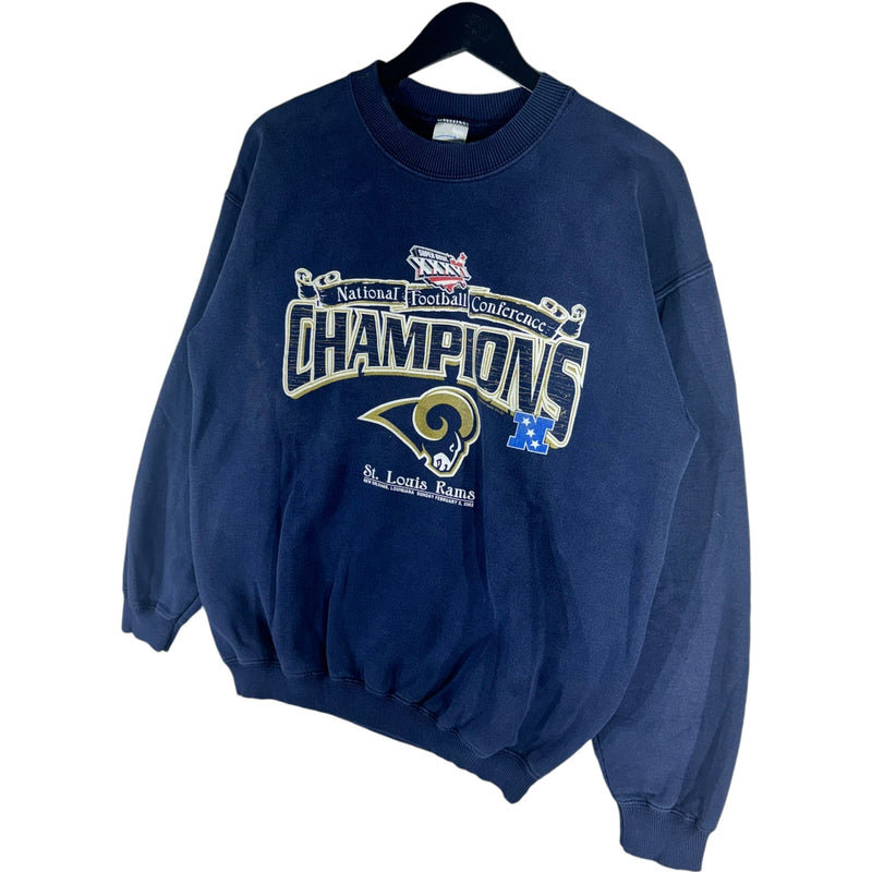 Vintage NFL St. Louis Rams Super Bowl 34 Champions Crewneck