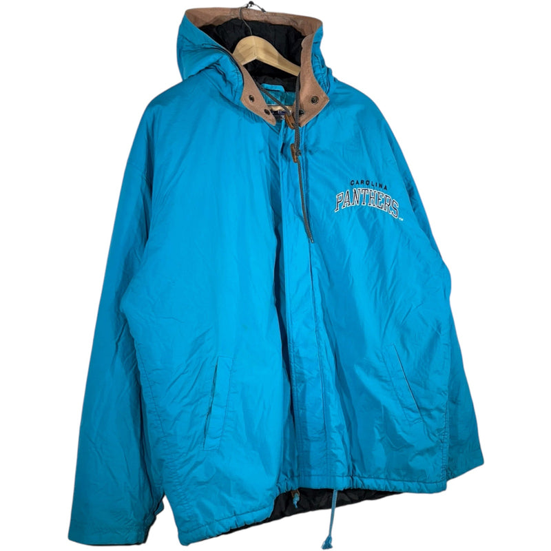 Vintage Starter Carolina Panthers Hooded Full Zip Jacket 90s