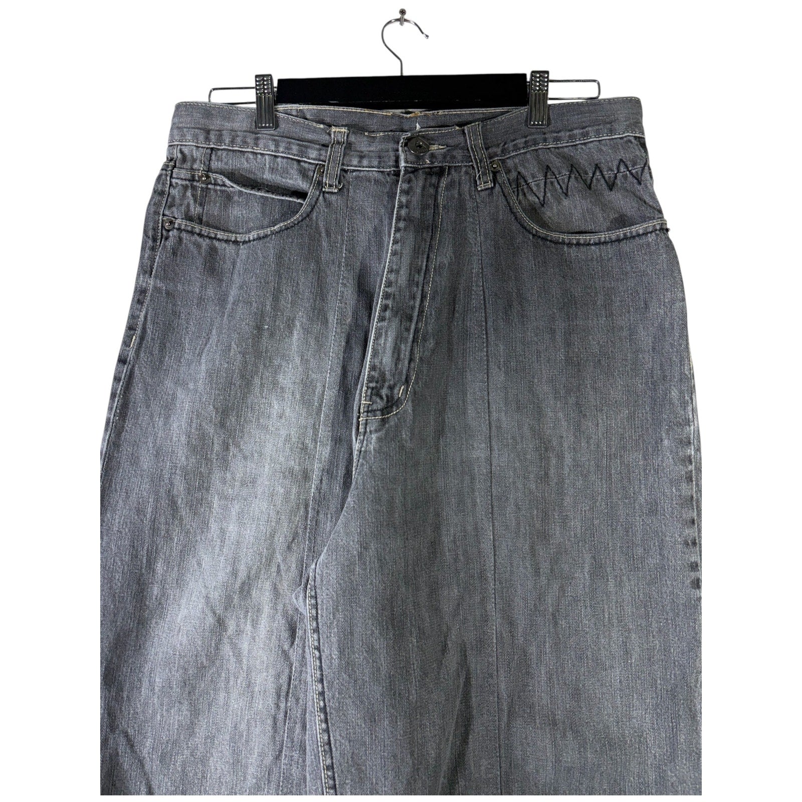 Vintage Bermuda Utility Denim Shorts 34x13