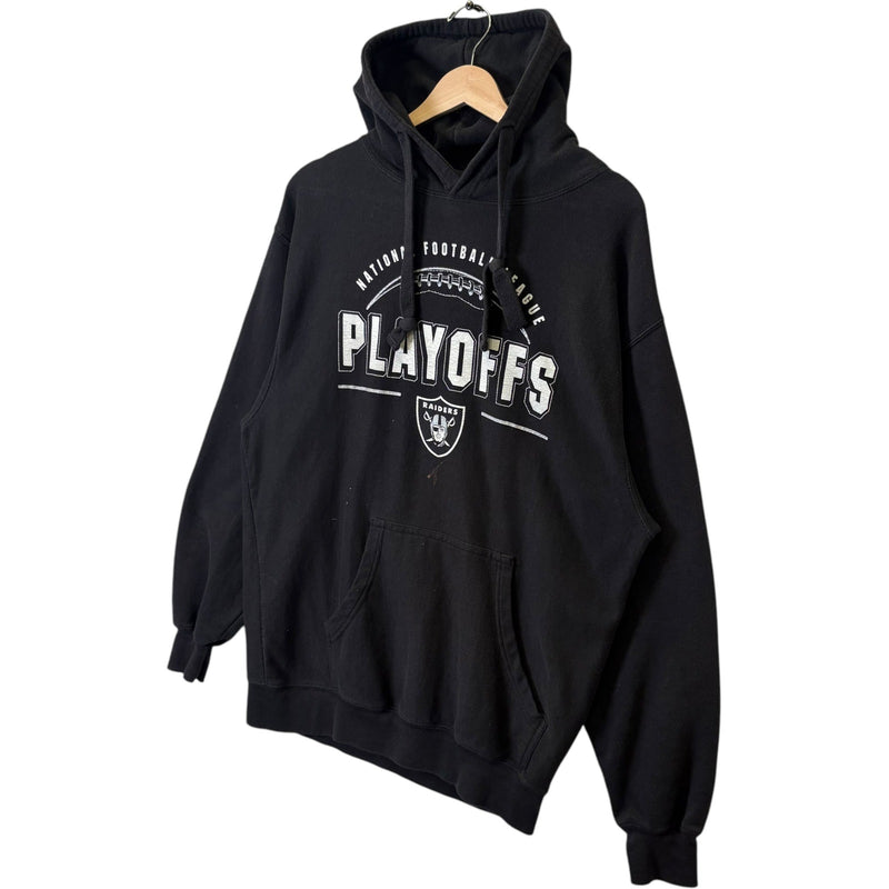 Vintage NFL Oakland Raiders Playoffs Hoodie Medium