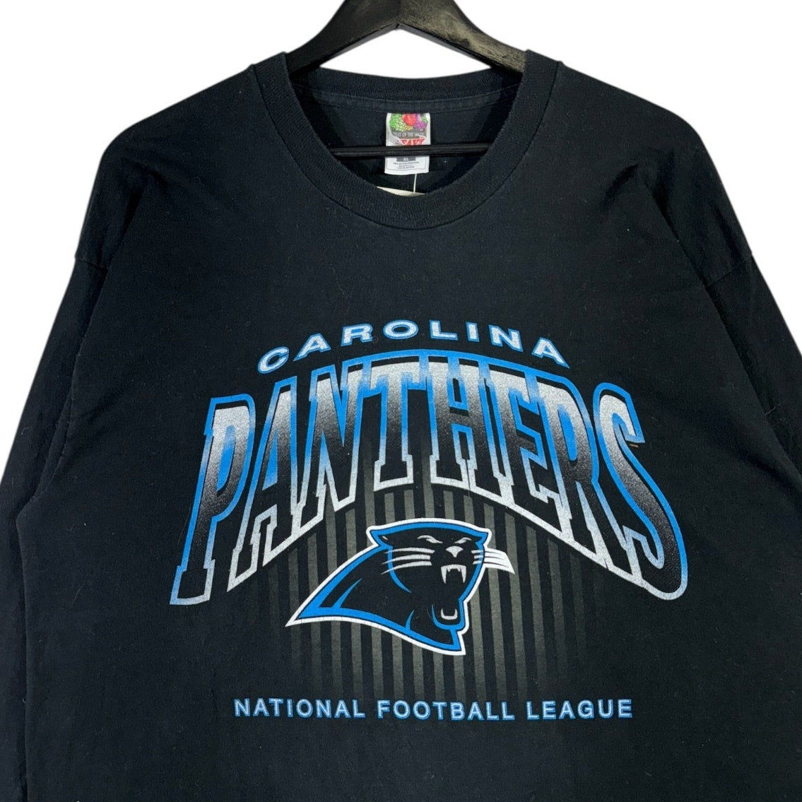 Vintage Carolina Panthers NFL Graphic Long Sleeve