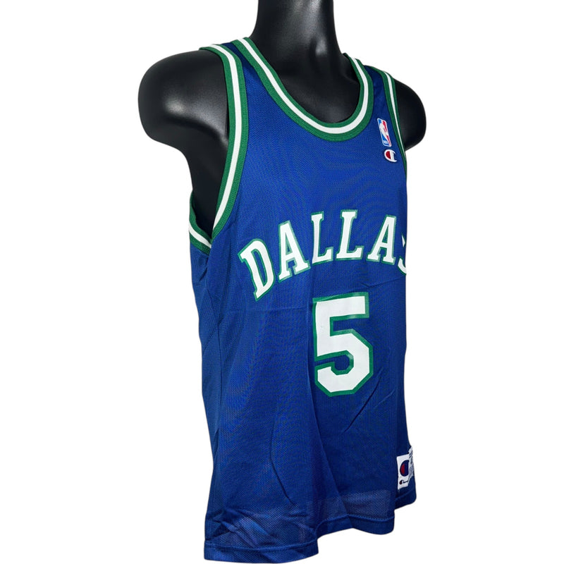 Vintage Champion Dallas Mavericks Jason Kidd #5 NBA Jersey