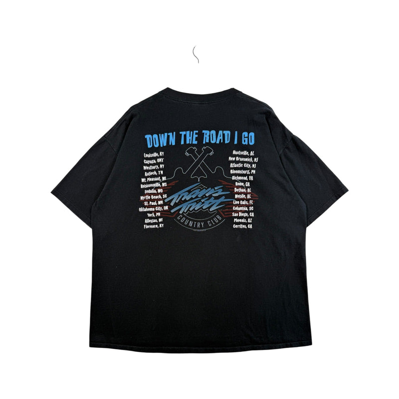 Vintage Travis Tritt Down The Road I Go Tour T-Shirt