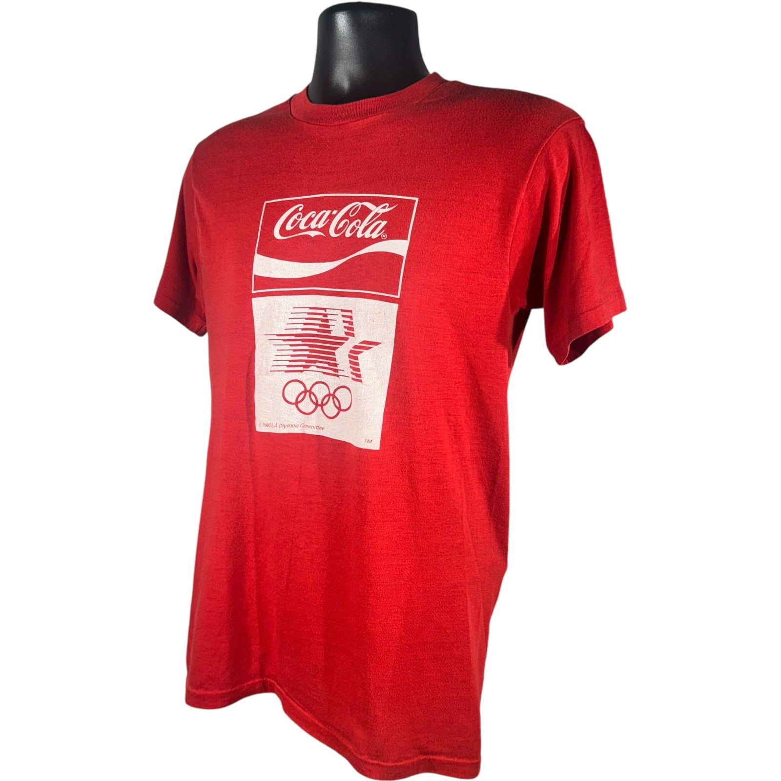 Vintage Coca Cola Olympics Souvenir Tee 1982