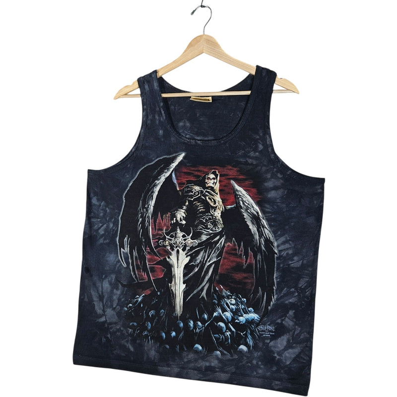 Vintage Winged Grim Reaper Tank Top