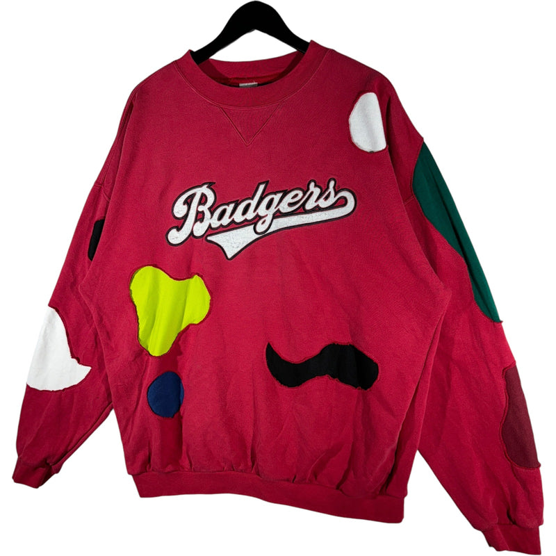 Vintage Reworked University Of Wisconsin Badgers Crewneck