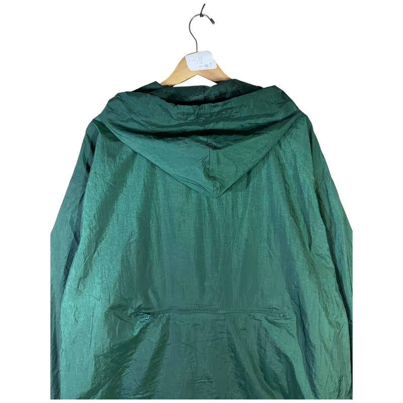 Vintage Green Bay Packers NFL Hooded Windbreaker