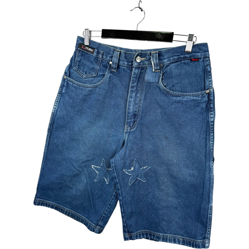 Vintage Fubu Carpenter Denim Jean Shorts 34
