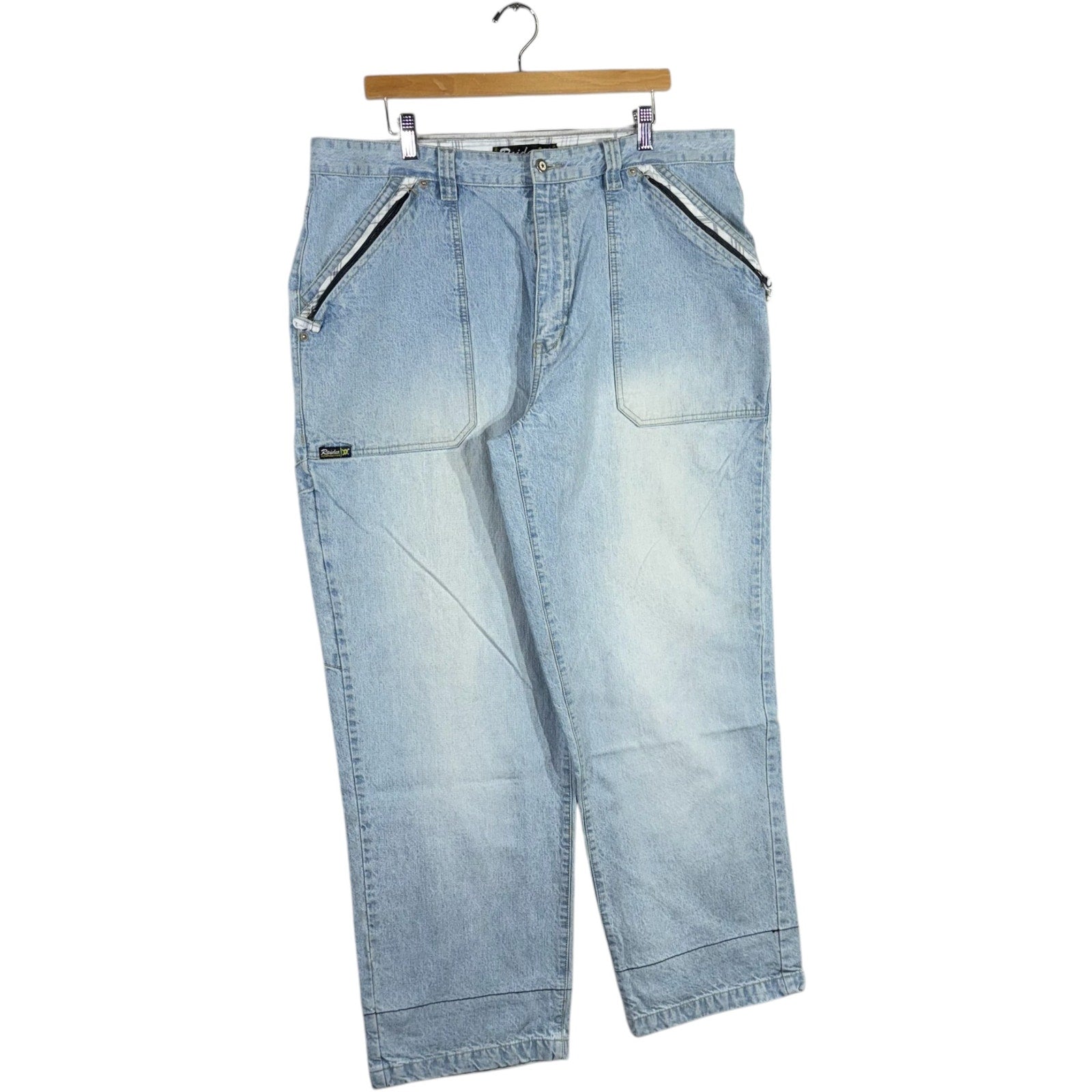 Vintage Y2k Wide Leg Carpenter Denim Jeans 38x32