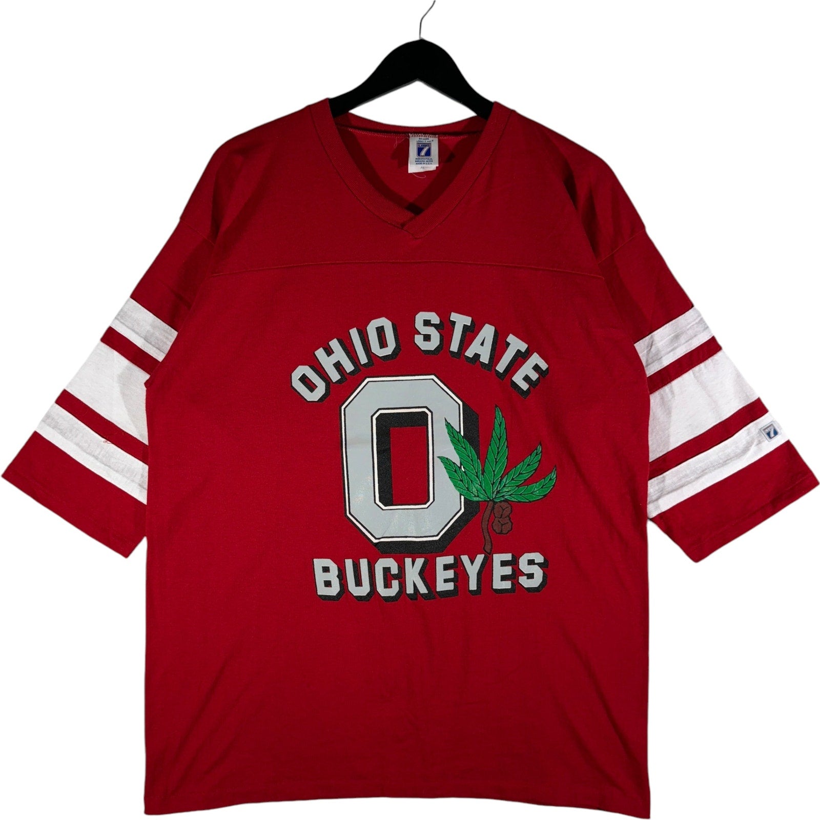 Vintage Ohio State University Buckeyes 3/4 Length Long Sleeve