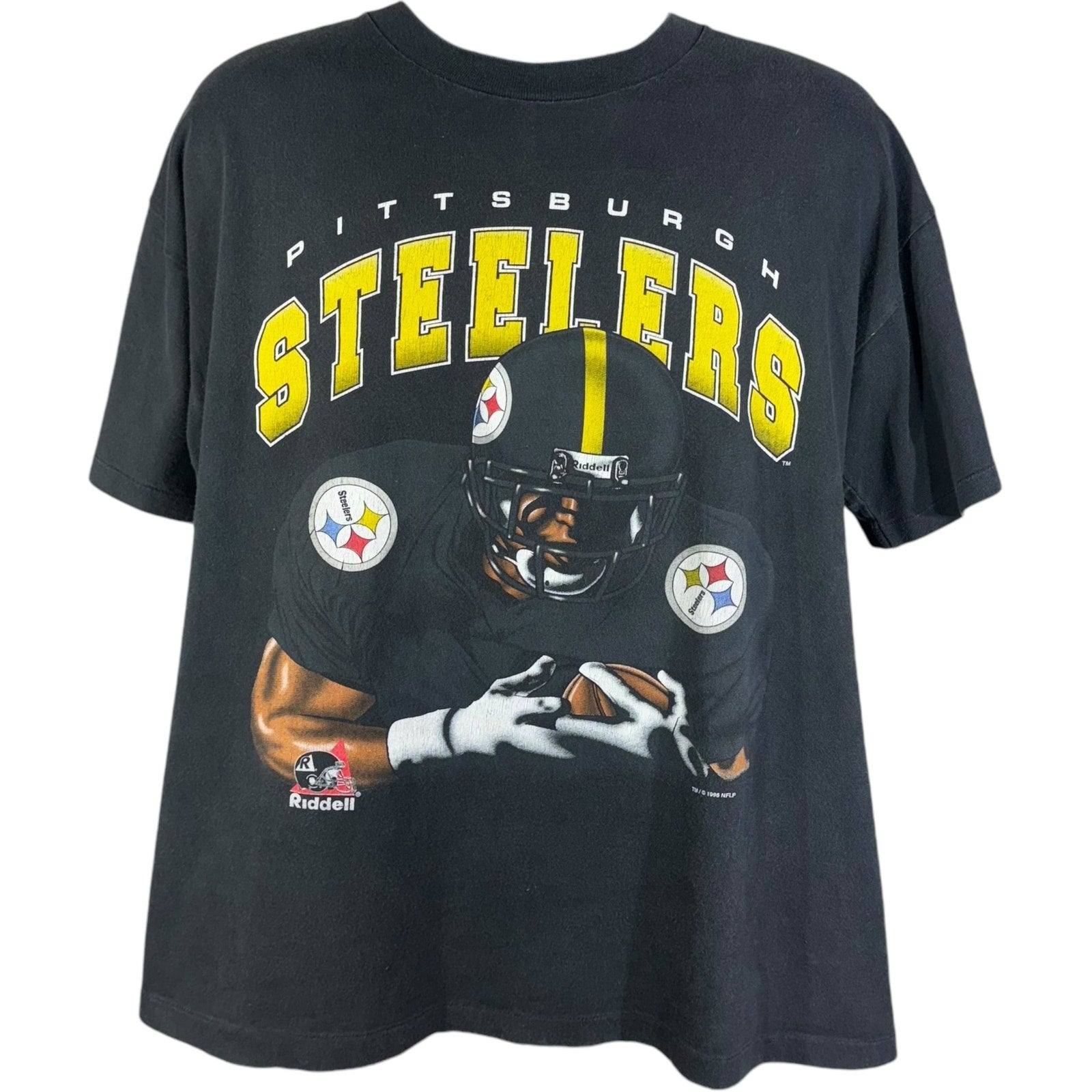 Vintage Pittsburgh Steelers Riddell NFL Player Tee