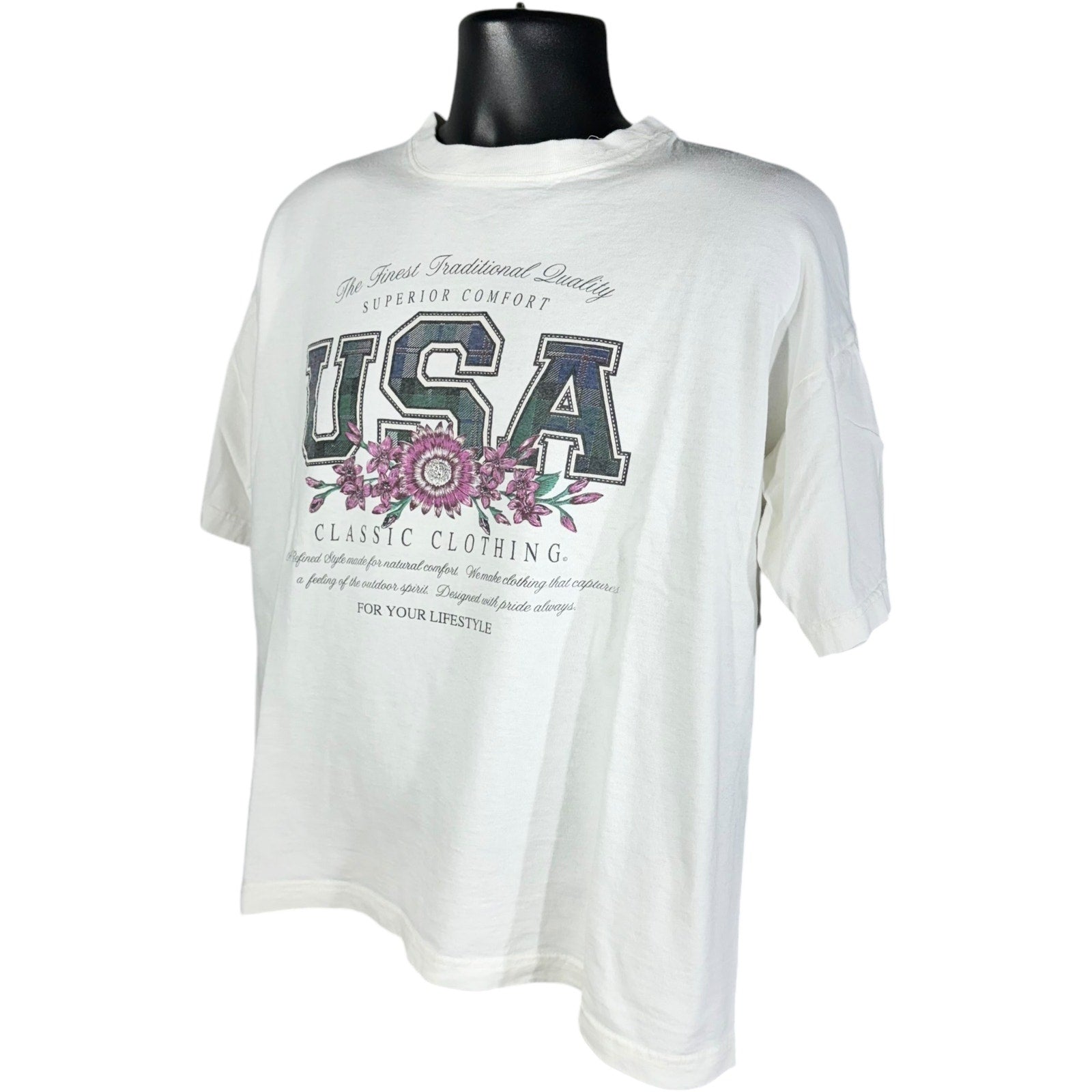 Vintage USA Classic Clothing Tee 90s