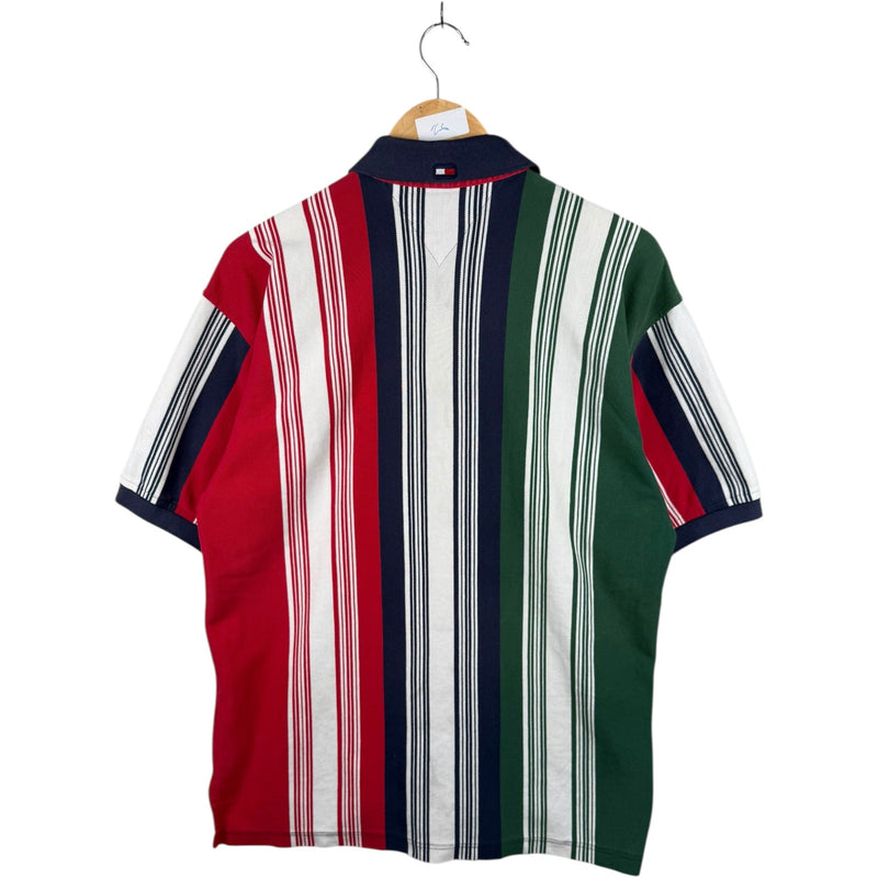 Vintage Tommy Hilfiger Vertical Stripe Polo Shirt
