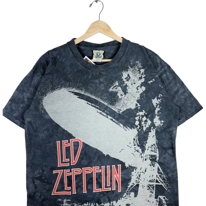 Vintage Led Zeppelin Hindenburg Mega Print Band Tee