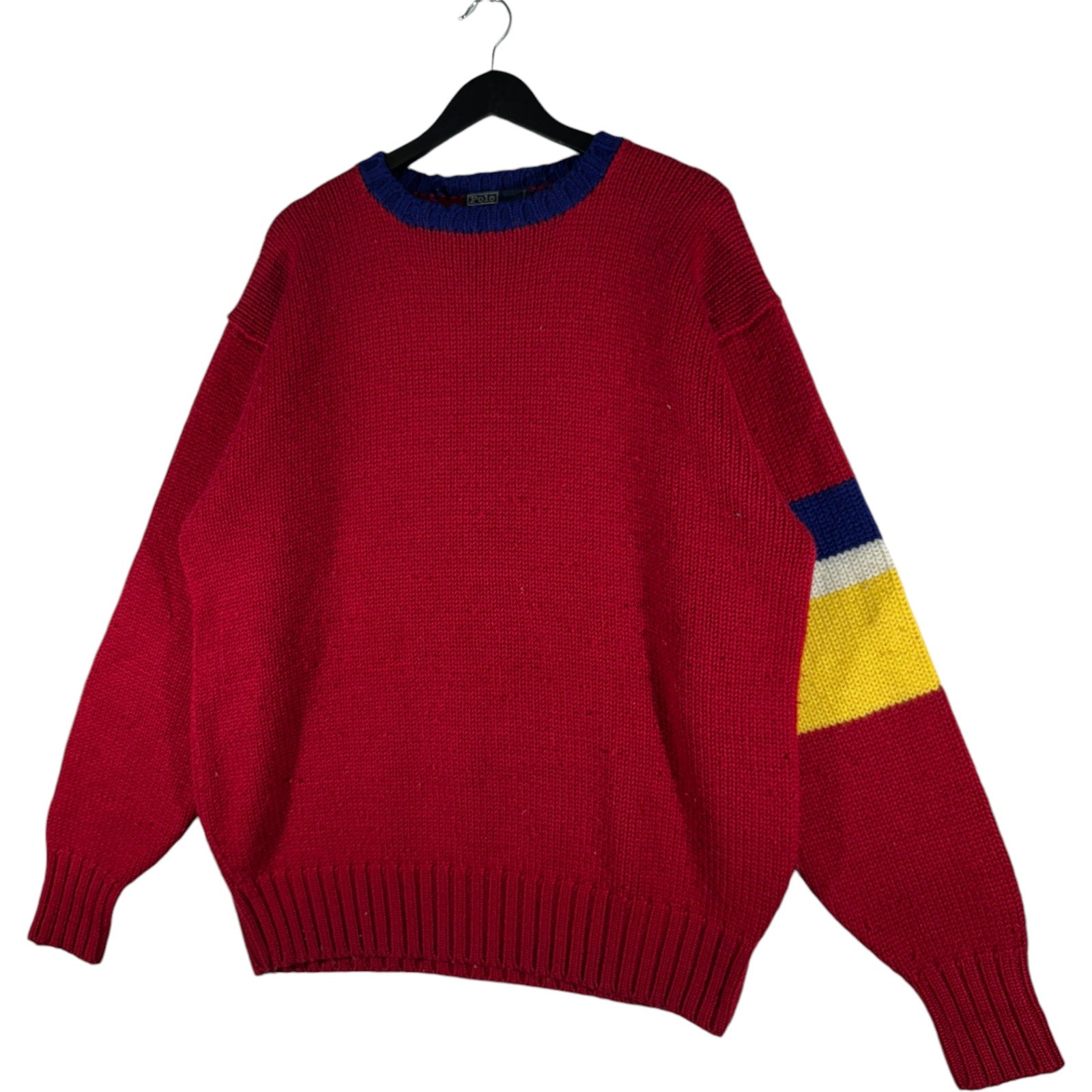 Vintage Polo Ralph Lauren Nautical Flag Wool Sweater 90s