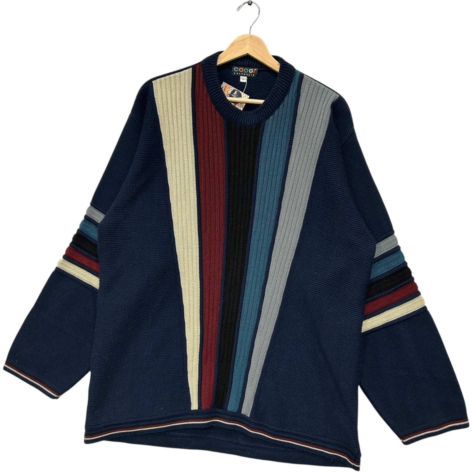 Vintage Coogi 3D Knit Sweater 90s