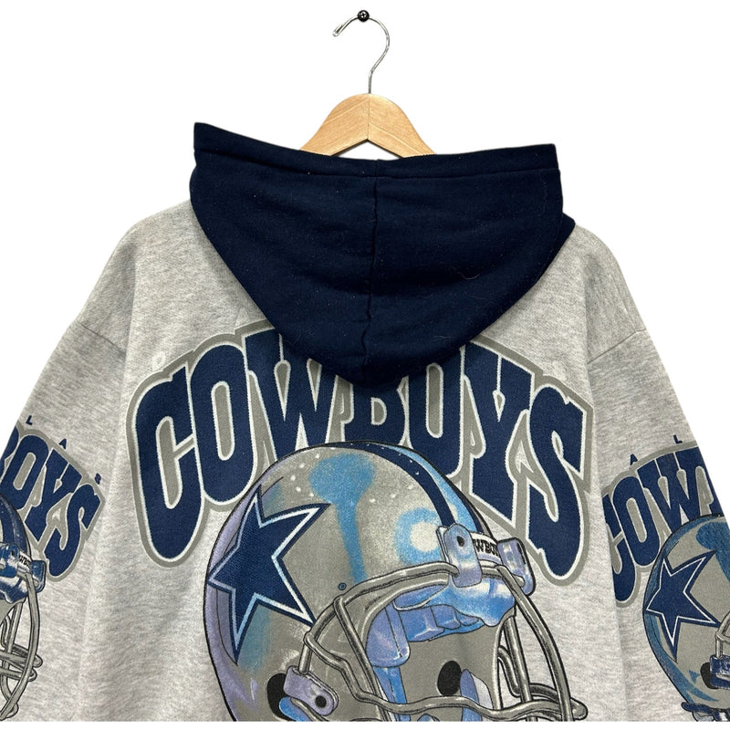 Vintage Dallas Cowboys Big Helmet AOP Hoodie