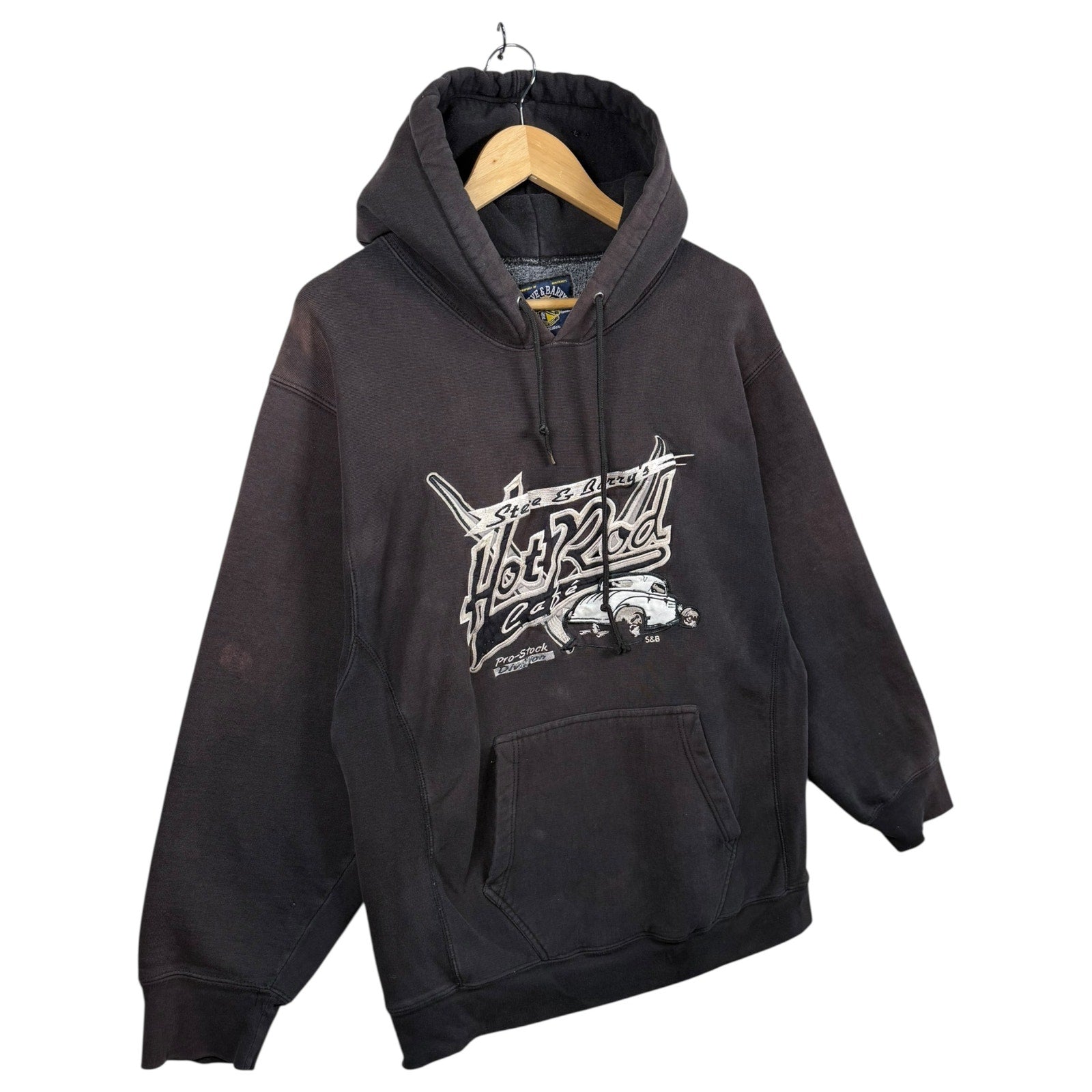 Vintage Steve & Barry's Hot Rod Cafe Hoodie