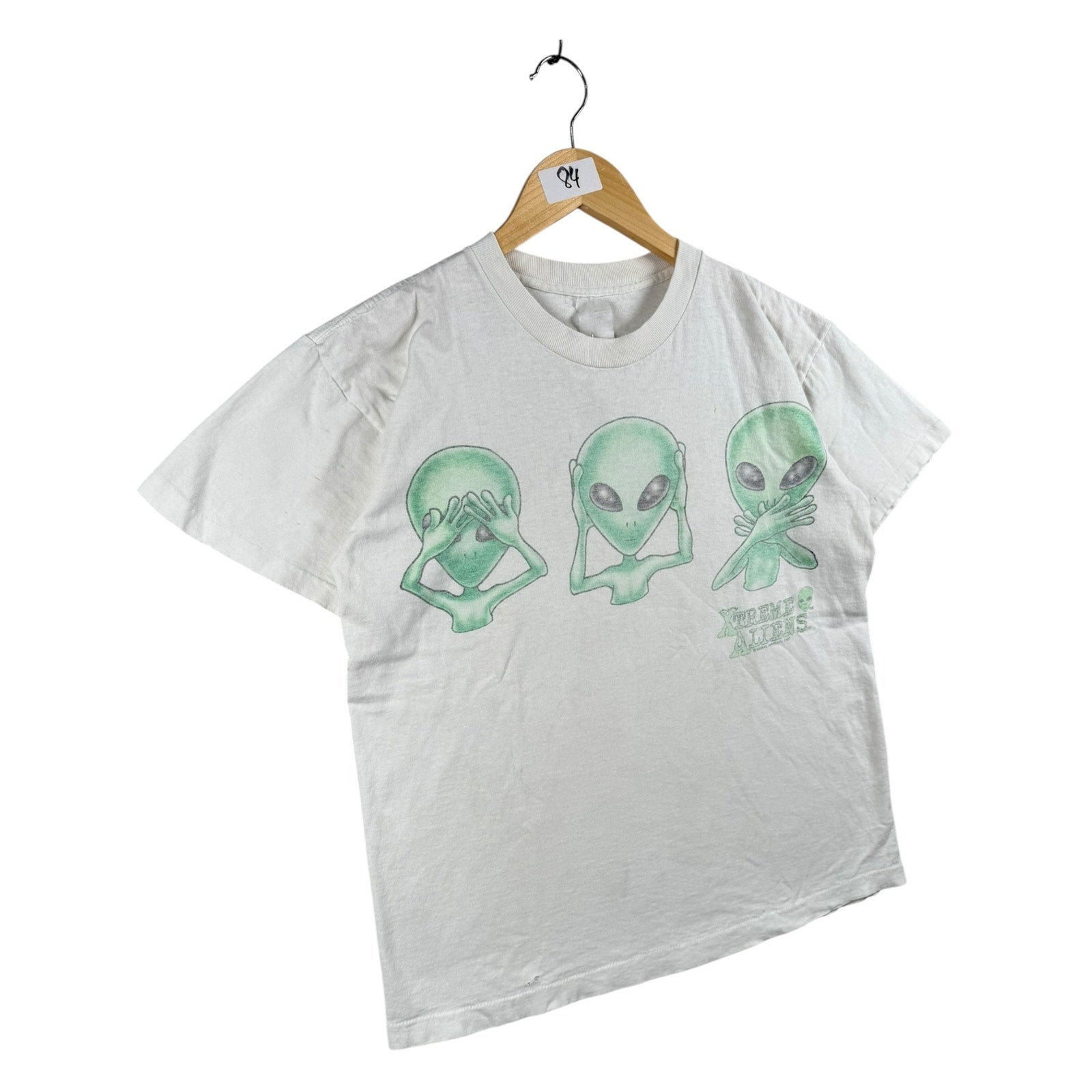 Vintage Alien Graphic T-Shirt