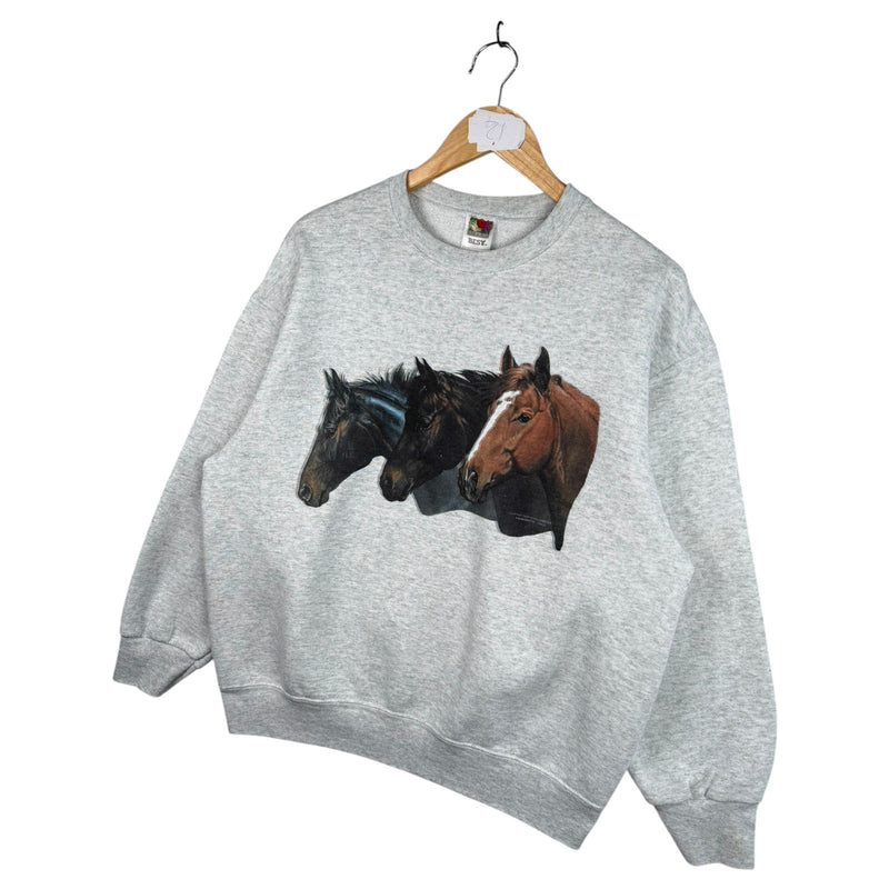 Vintage Horse Trio Crewneck