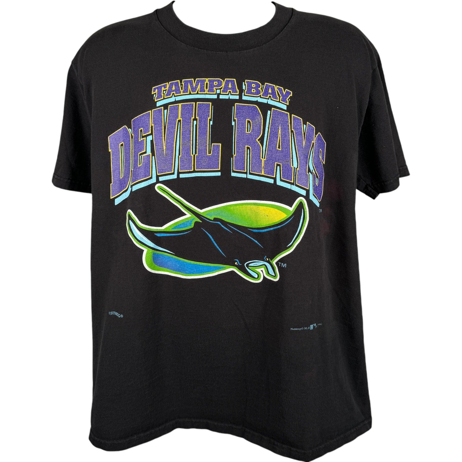 Vintage Nutmeg Tampa Bay Devil Rays MLB Tee 90s