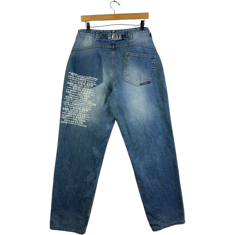 Vintage Koolhaas Straight Leg Denim Jeans Womens 33x32