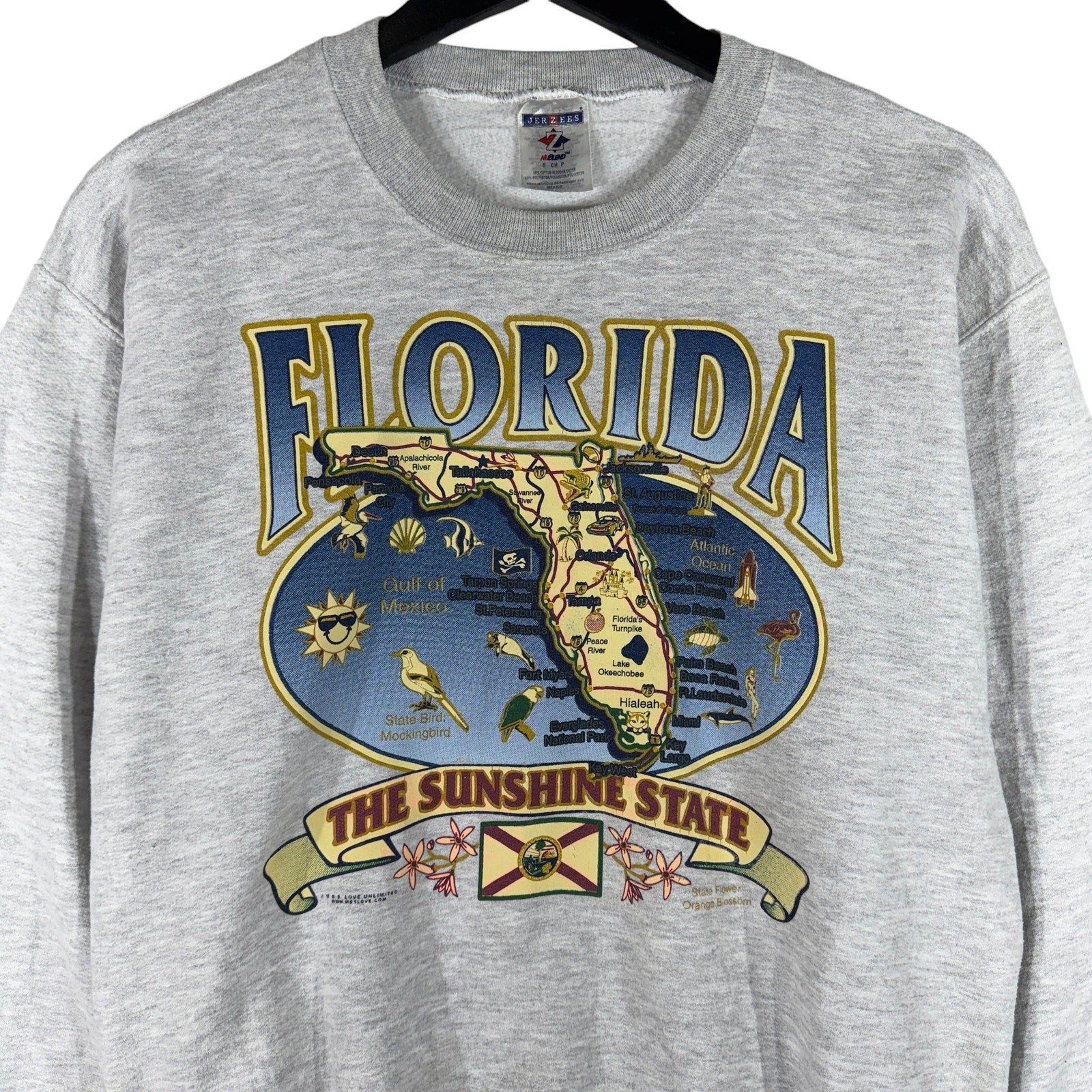 Vintage Florida The Sunshine Sate Souvenir Crewneck