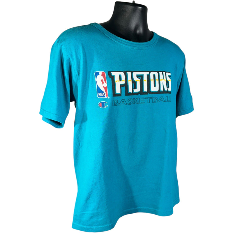 Vintage Champion Detroit Pistons Spellout Tee