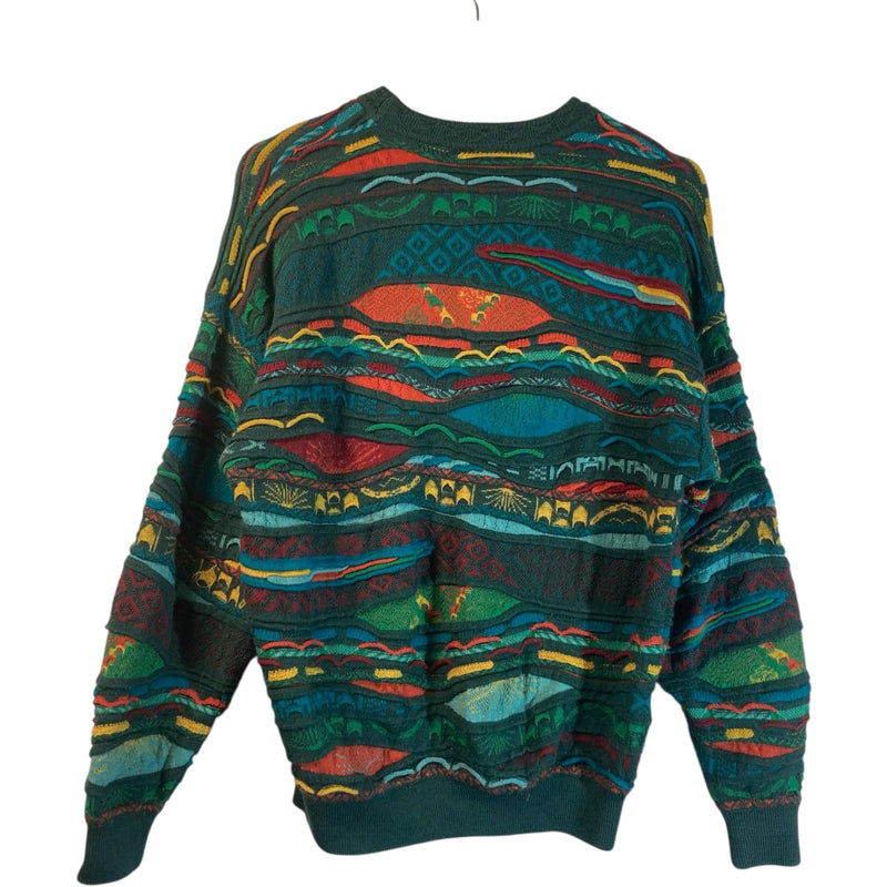 Vintage Coogi 3D Abstract Knit Sweater