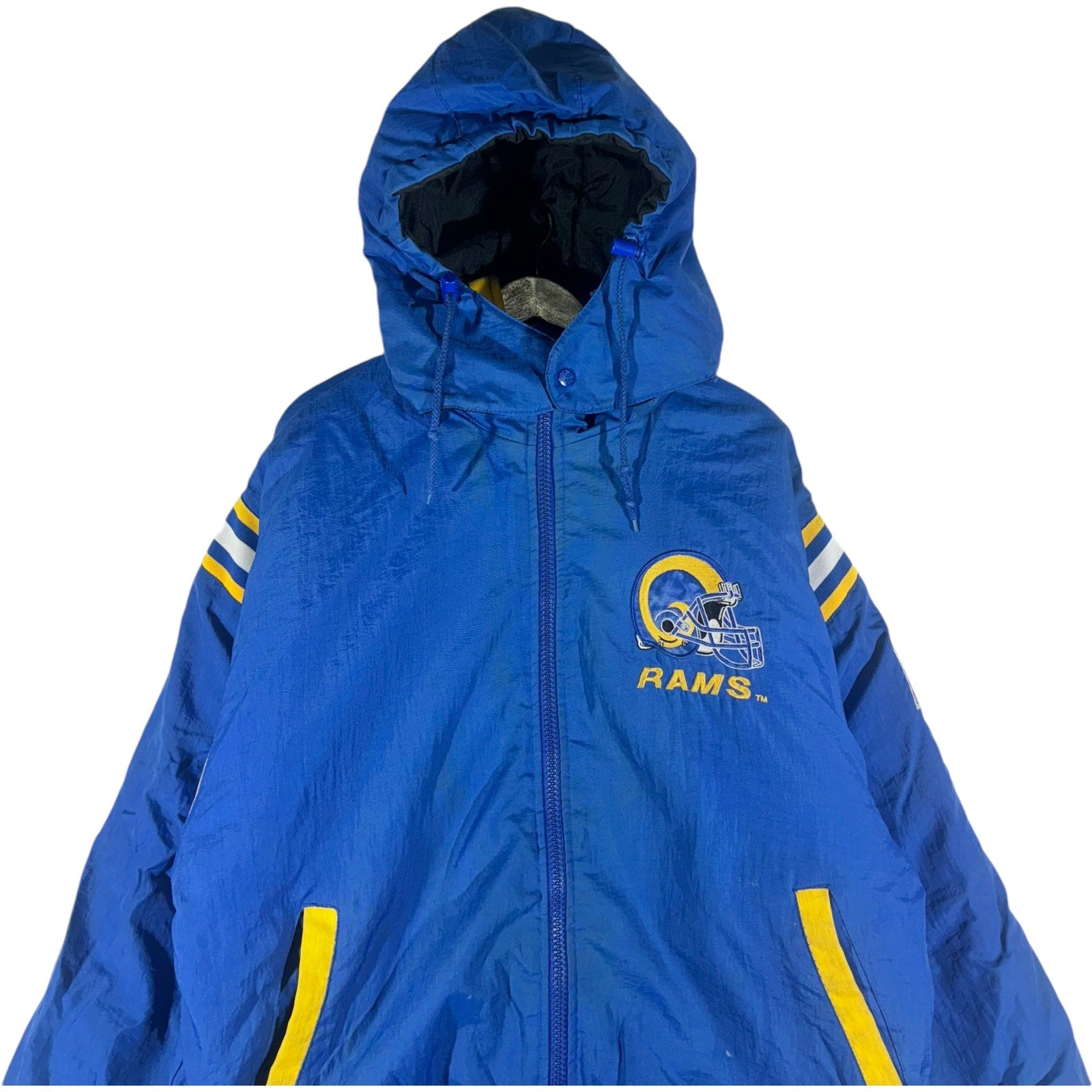 Vintage Pro Player St. Louis Rams Reversible Puffer Jacket