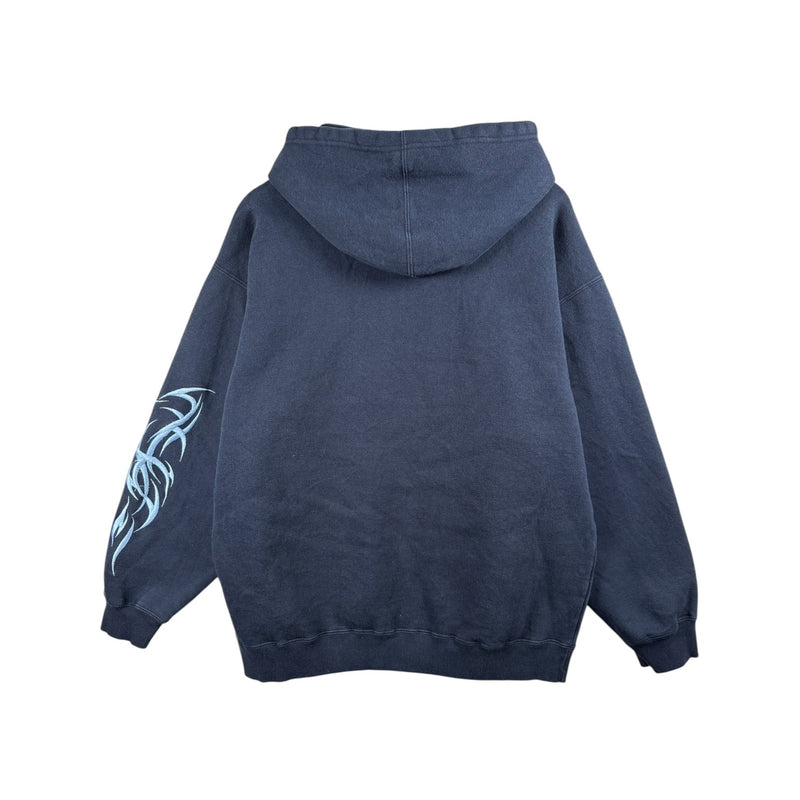 Vintage JNCO Graffiti Logo Tribal Embroidered Hoodie
