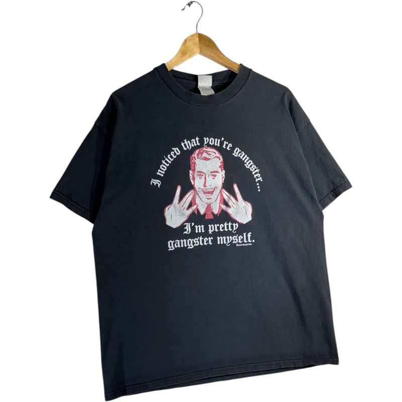 Vintage Gangster Humor Graphic T-Shirt