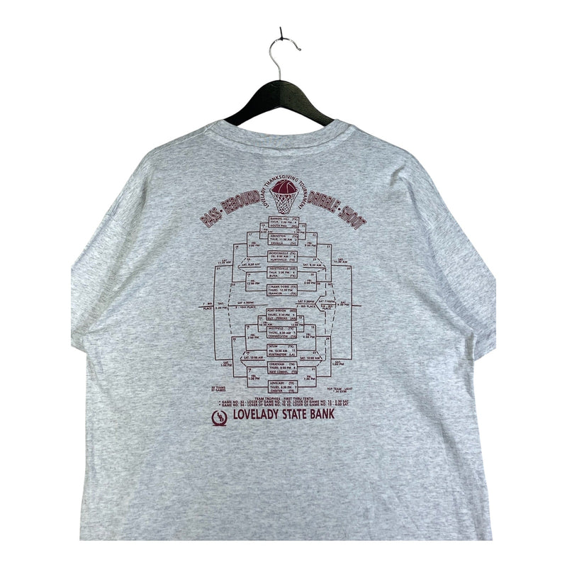 Vintage Lovelady Thanksgiving Basketball Tournament T-Shirt
